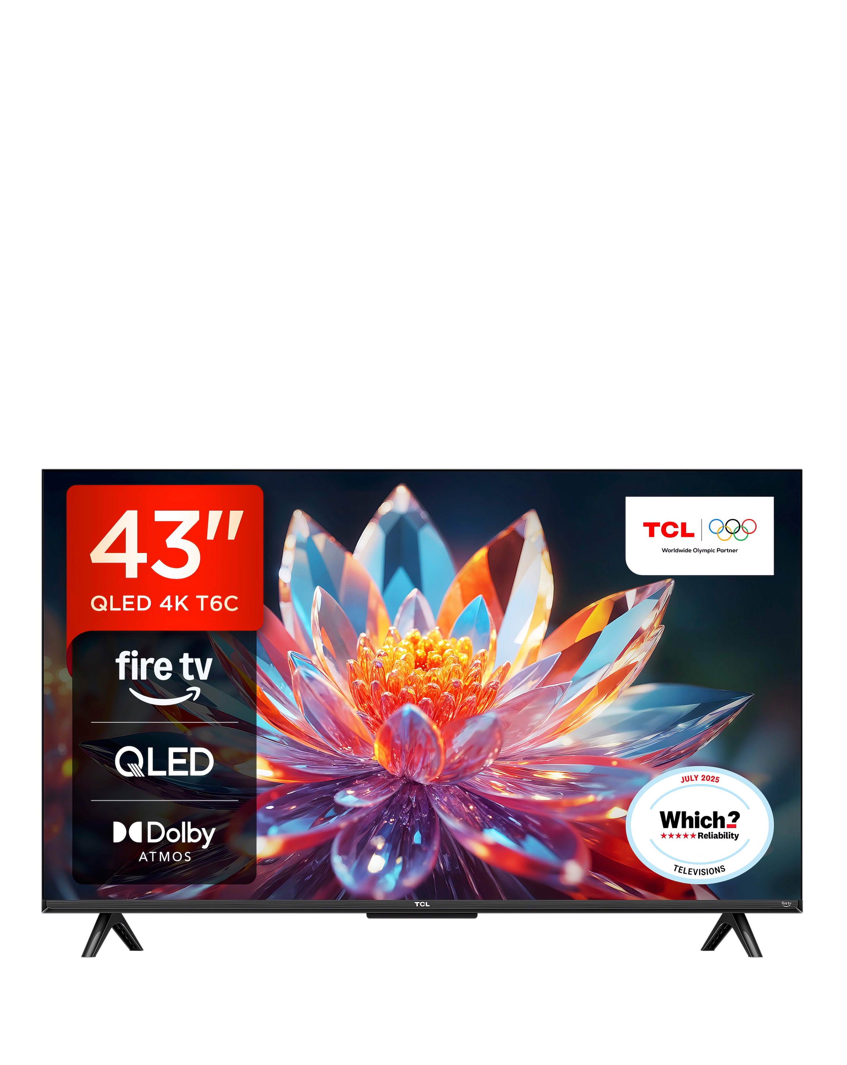 TCL 43T6CUK 43in 4K QLED Fire TV