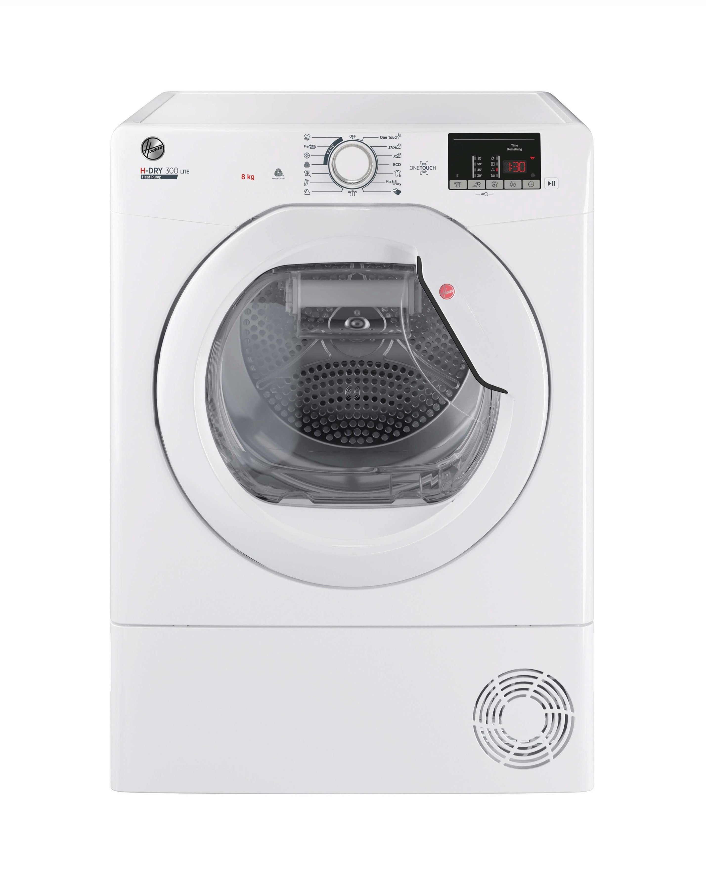 Hoover HLEH8A2DE HP Dryer White Install
