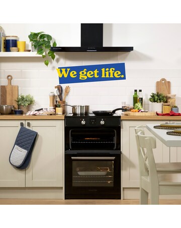 Russell Hobbs RH60EDOIH6011B Double Electric Cooker Induction Hob Black Install