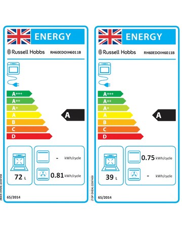 Russell Hobbs RH60EDOIH6011B Double Electric Cooker Induction Hob Black Install