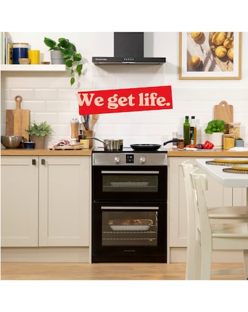 Russell Hobbs RH60EDOIH6011SS Double Electric Cook Induction Hob Silver Install