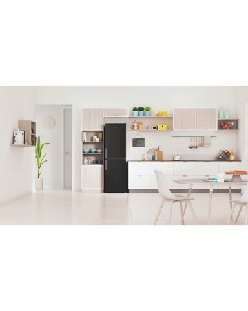 Indesit IB55732BUK 55cm Fridge Freezer Black + Install