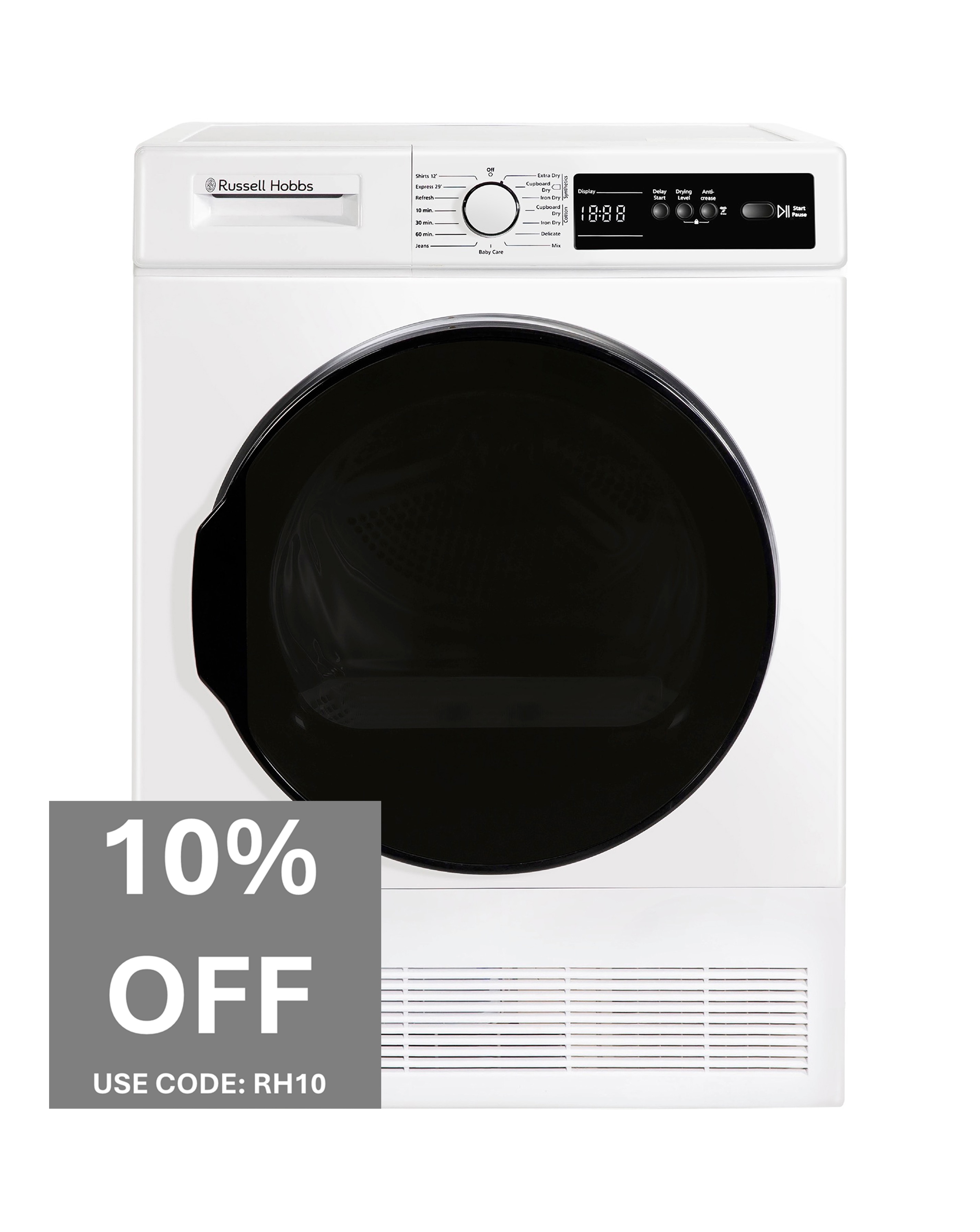 Russell Hobbs RH8CTD111W Condenser Dryer