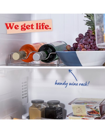 Russell Hobbs RH90AFF201B Slim American Fridge Freezer Black + Install