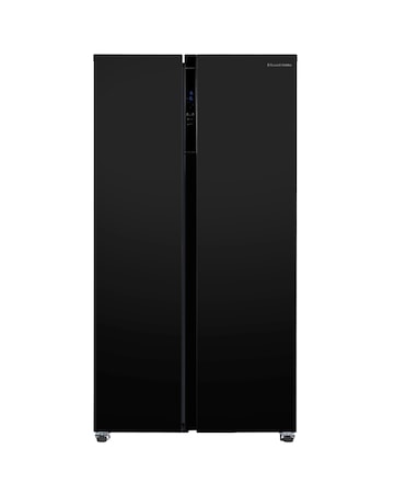 Russell Hobbs RH90AFF201B Slim American Fridge Freezer Black + Install
