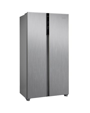 Russell Hobbs RH90AFF201SS Slim American Fridge Freezer Inox + Install