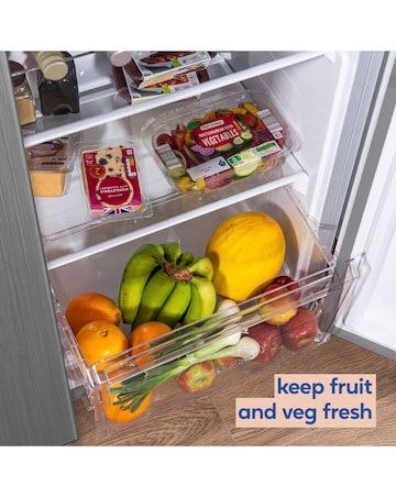 Russell Hobbs RH90AFF201SS Slim American Fridge Freezer Inox + Install