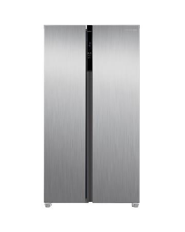 Russell Hobbs RH90AFF201SS Slim American Fridge Freezer Inox + Install