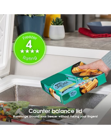 Abode A99CF0E1W Chest Freezer 99L White + Install