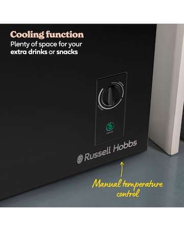 Russell Hobbs RH99CF0E1B 99L Chest Freezer Black + Install