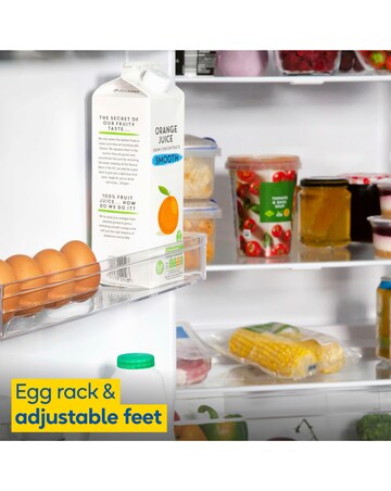 Russell Hobbs RH143LF552E1B Upright Freestanding Larder Fridge Black + Install