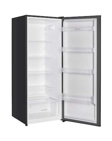 Russell Hobbs RH143LF552E1B Upright Freestanding Larder Fridge Black + Install