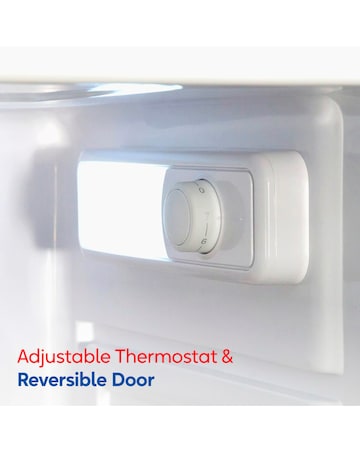 Russell Hobbs RH143LF552E1B Upright Freestanding Larder Fridge Black + Install