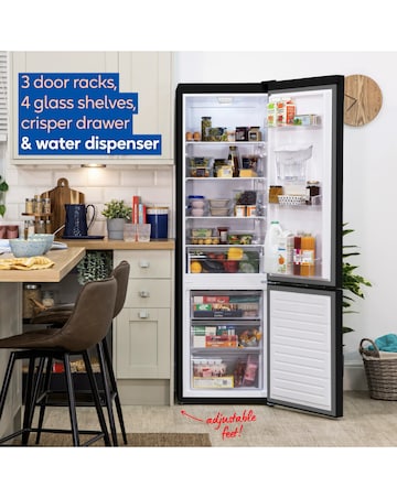 Russell Hobbs RH180FFFF551E1BWD Fridge Freezer Water Dispenser Black + Install