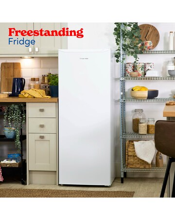 Russell Hobbs RH143LF552E1W Upright Freestanding Larder Fridge White + Install