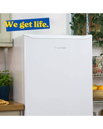 Russell Hobbs RH143LF552E1W Upright Freestanding Larder Fridge White + Install