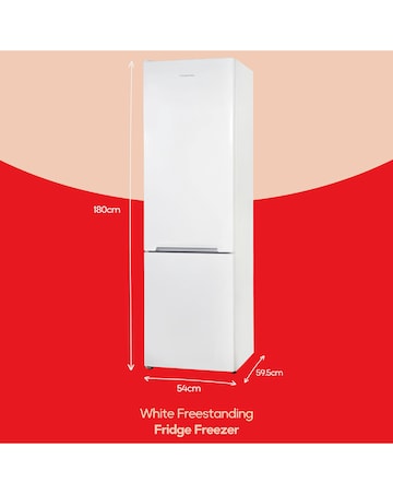 Russell Hobbs RH180FF541E1W Fridge Freezer White + Install