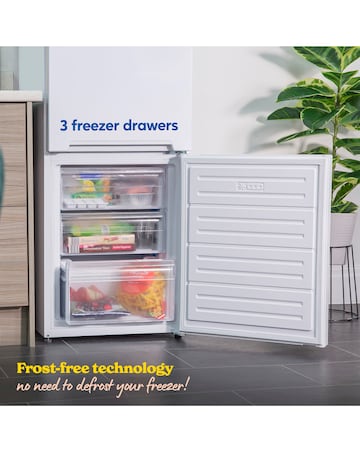 Russell Hobbs RH180FFFF551E1W Frost-Free Fridge Freezer White + Install