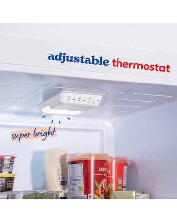 Russell Hobbs RH180FFFF551E1W Frost-Free Fridge Freezer White + Install