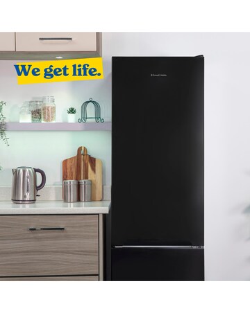 Russell Hobbs RH180FFFF551E1B Frost-Free Fridge Freezer Black + Install