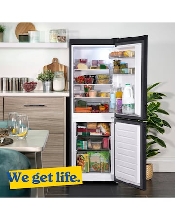 Russell Hobbs RH145FF501E1B 50cm Fridge Freezer Black + Install