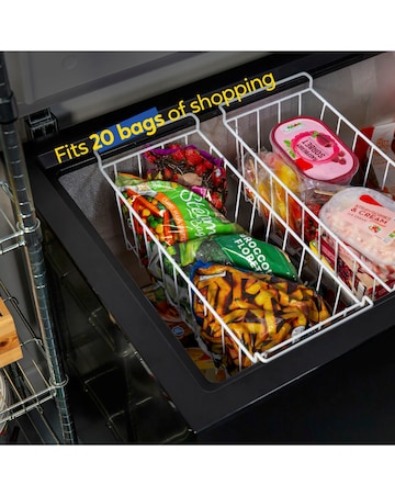 Russell Hobbs RH300CF201B 300L Chest Freezer Black + Install