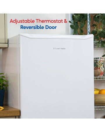 Russell Hobbs RH143FZ552E1W 143cm High Small Upright Freezer White + Install