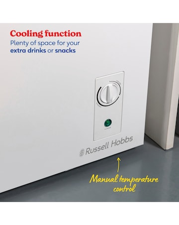 Russell Hobbs RH142CF0E1W Chest Freezer - White + Install