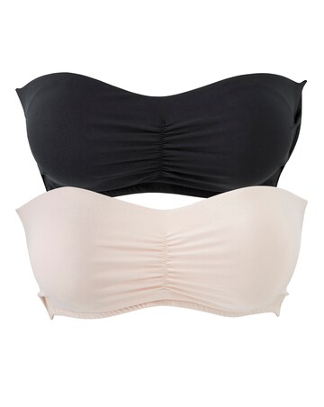 MAGISCULPT 2Pack Moulded Bandeau Bras
