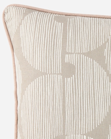 Blush Circle Marked Cushion Cover