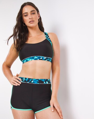 Sports Swim Crop Top