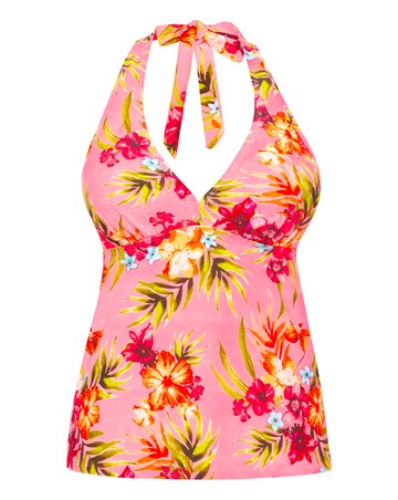 Mix And Match Halterneck Tankini Top