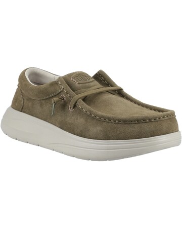 HEYDUDE Wally X Suede Slip On Shoes