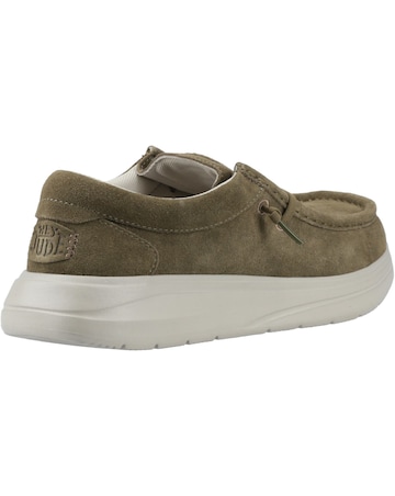HEYDUDE Wally X Suede Slip On Shoes