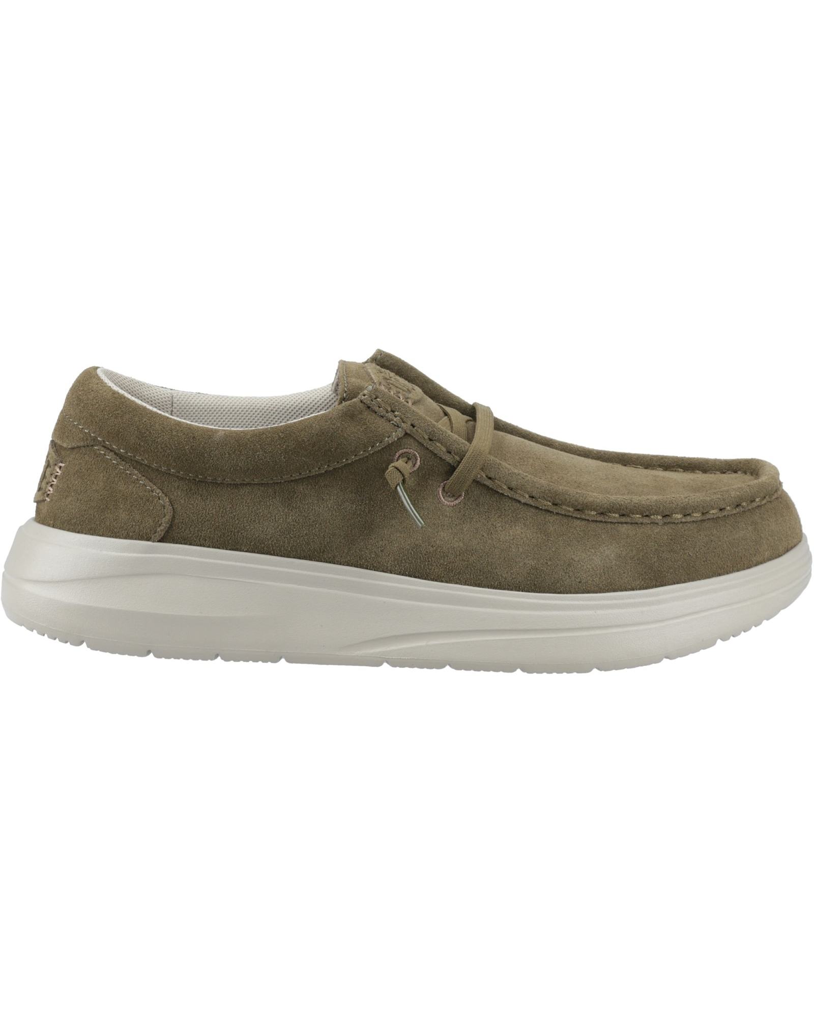 HEYDUDE Wally X Suede Slip On Shoes