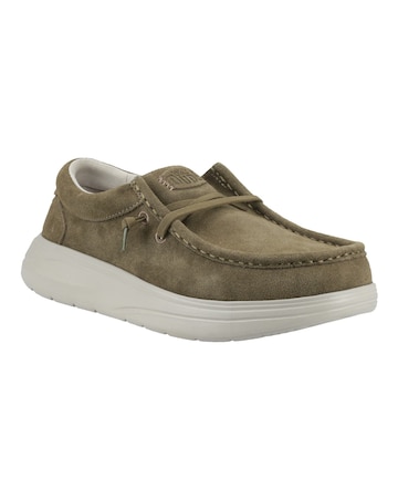 HEYDUDE Wally X Suede Slip On Shoes