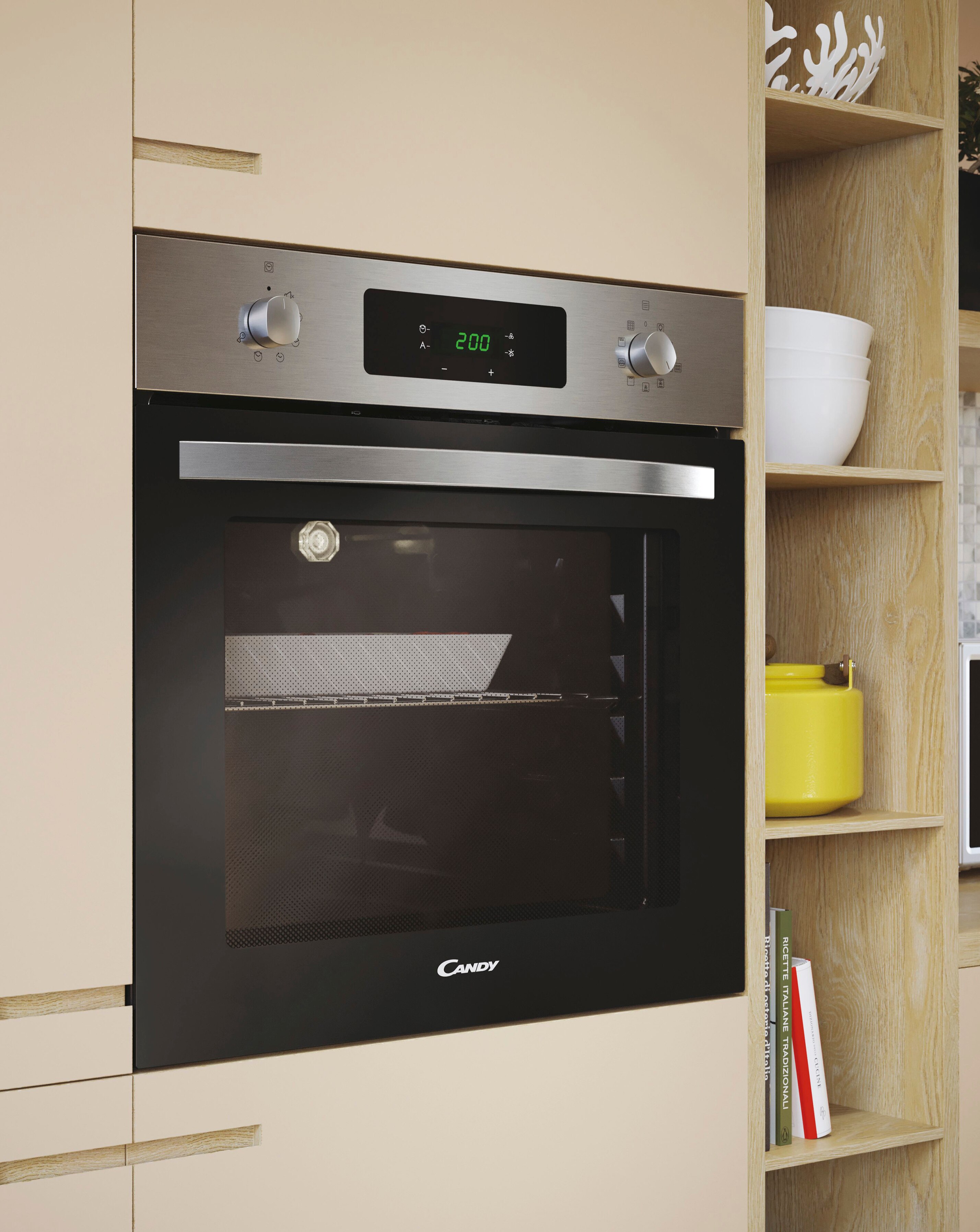 Candy FCXP615X Built In Electric Single Oven, 48 OFF