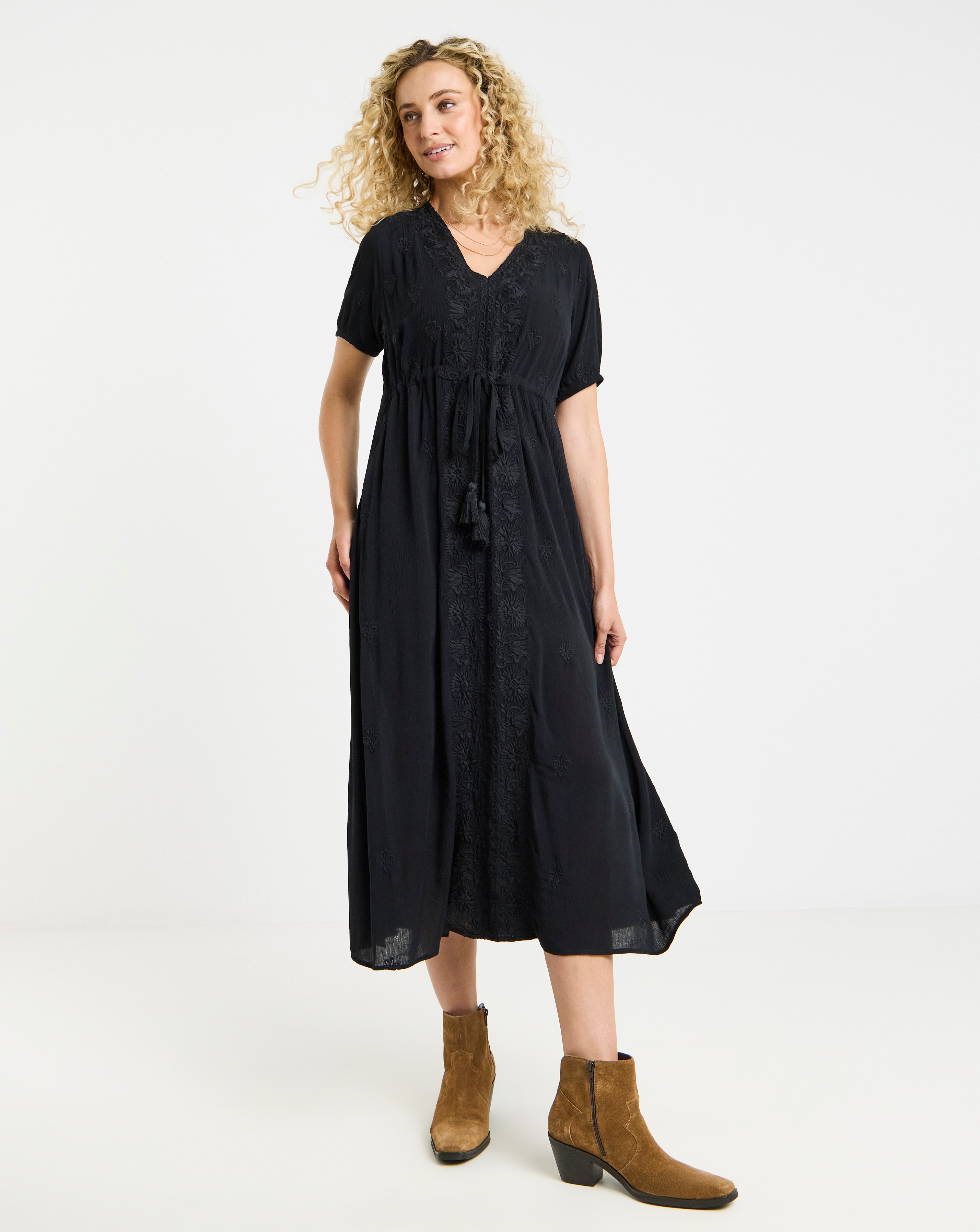 Joe Browns Embroidered Maxi Dress