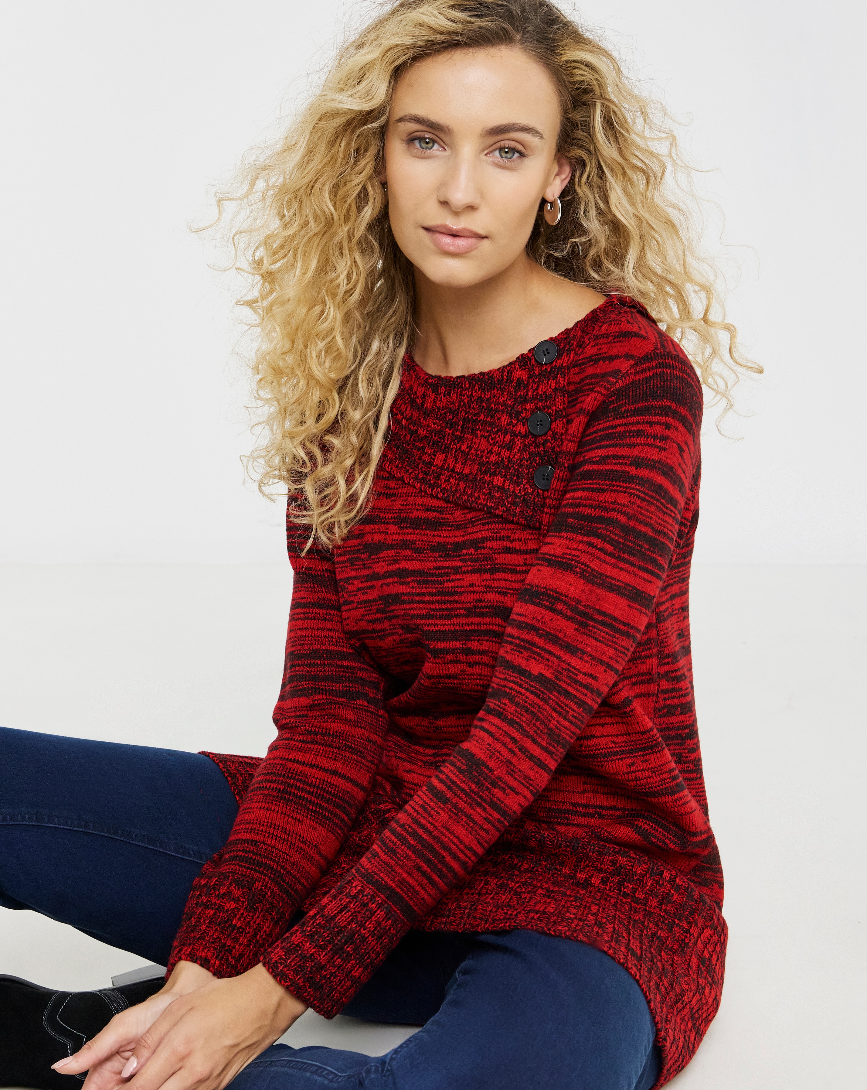 Joe Browns Winter Nights Button Jumper