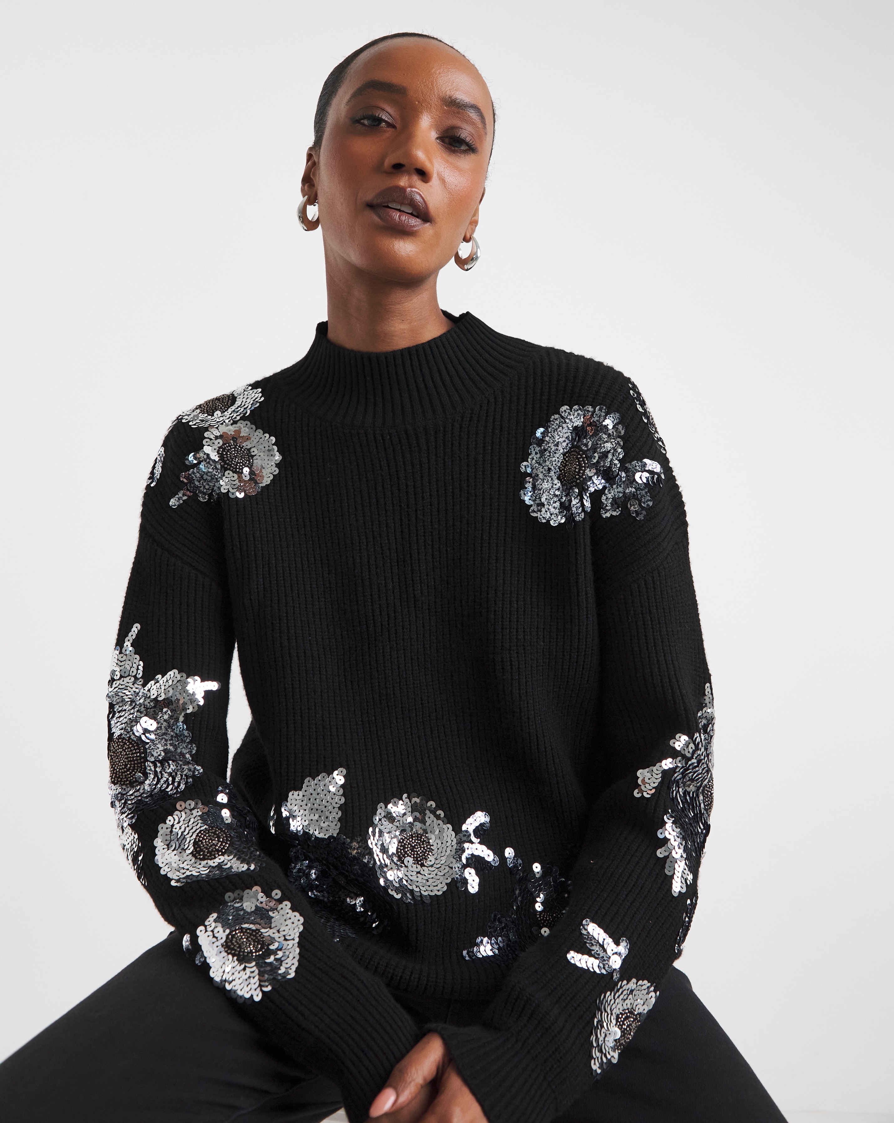 New In - Joe Browns Sequin Jumper