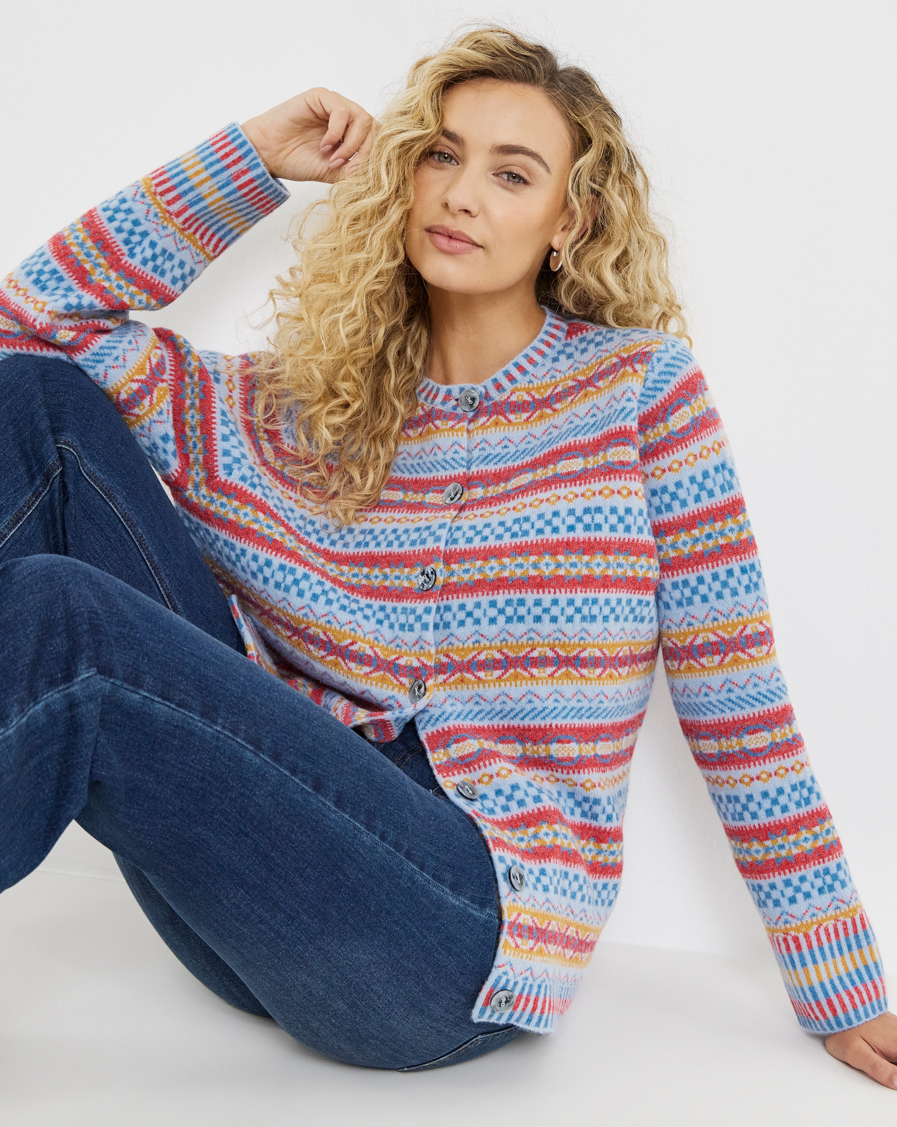 New In - Joe Browns Bonnie Fairisle Cardigan