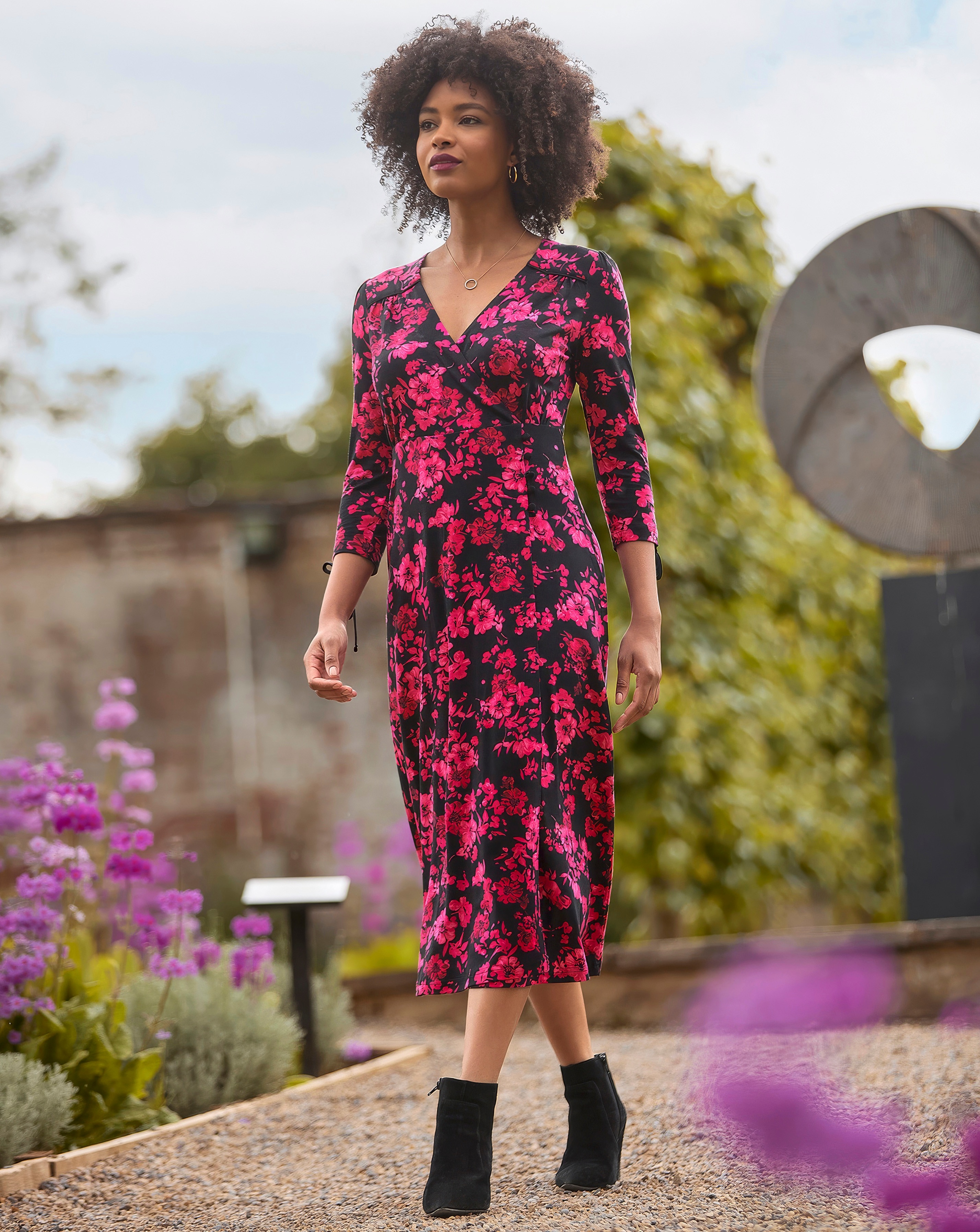 Joe Browns Pop of Colour Midi Dress