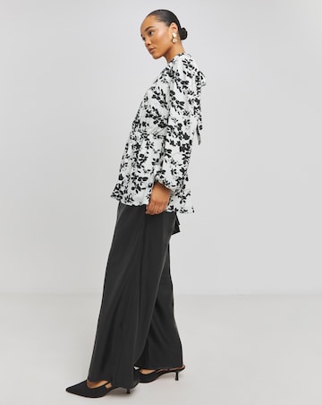 Lovedrobe Mono Floral Blouse
