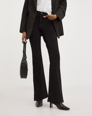 Black 24/7 Bootcut Jeans