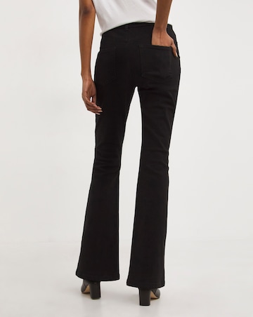 Black 24/7 Bootcut Jeans