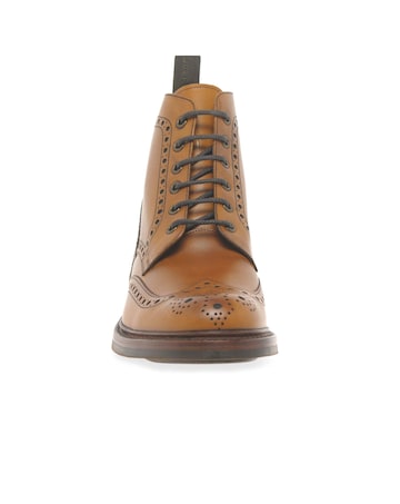 Loake Bedale Mens Wide Fit Brogue Boots