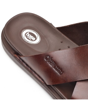 Base London Drift Cross Strap Sandal