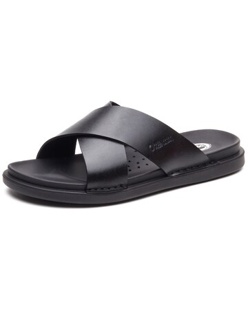 Base London Drift Cross Strap Sandal