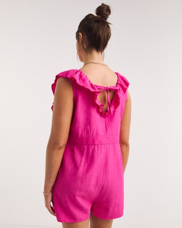 Figleaves Miami Button Front Playsuit