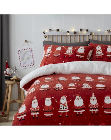Bedlam Jolly Santa Duvet Cover Set